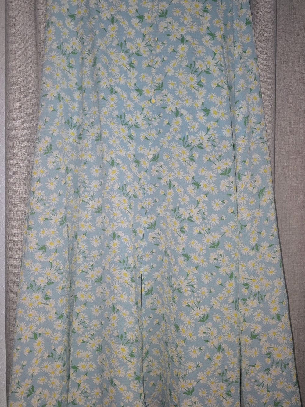 Nordstrom Light Blue Daisy Maxi Skirt